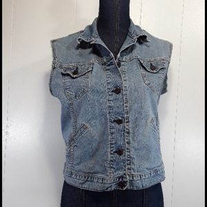 Vintage Levi Strauss Jean button-up vest size medium
